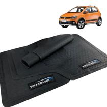Jogo Tapete CrossFox 2008 2009 2010 2011 Borracha Logo VW
