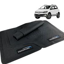 Jogo Tapete CrossFox 2018 2019 2020 2021 Borracha Logo VW