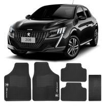 Jogo Tapete de Borracha automotivo Peugeot 208 Jogo Tapete de Borracha automotivo Peugeot 208
