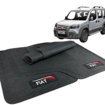 Jogo Tapete Doblo 2002 2003 2004 2005 Borracha com logo