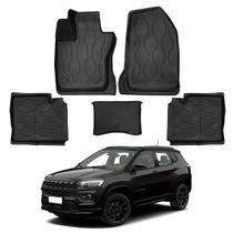 Jogo Tapete Elevado Bandeja Jeep Compass 2016/. Jogo Tapete Elevado Bandeja Jeep Compass 2016/.