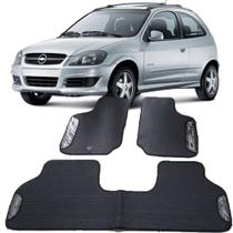 Jogo tapete emborrachado do chevrolet celta jogo com 3 peças inteiriço traseiro 09 10 11 12