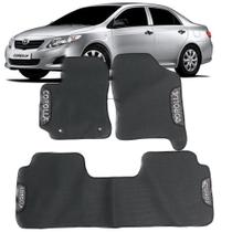Jogo tapete emborrachado do toyota corolla jogo com 3 peças inteiriço traseiro 2008 2009 2010 2011 2012