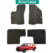 Jogo Tapete Emborrachado Fiat Strada Cd 2020