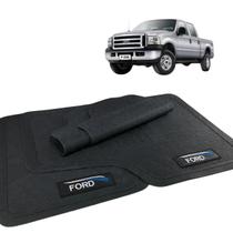 Jogo Tapete F250 2003 a 2011 Borracha com Logo