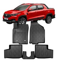 Jogo Tapete Fiat Strada 4p 2020 A 2025 Borda Elevada Premium