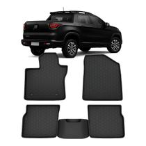 Jogo Tapete Fiat Toro 2016 A 2025 Tipo Bandeja Preto Jogo Tapete Fiat Toro 2016 A 2025 Tipo Bandeja Preto