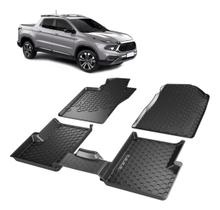 Jogo Tapete Fiat Toro 2016 A 2026 Bandeja 5 Peças Jogo Tapete Fiat Toro 2016 A 2026 Bandeja 5 Peças