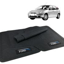 Jogo Tapete Focus 1998 a 2008 Borracha com logo Jogo Tapete Focus 1998 a 2008 Borracha com logo