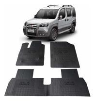Jogo Tapete Interno Borracha Reforçado Fiat Doblo 02 a 17 Jogo Tapete Interno Borracha Reforçado Fiat Doblo 02 a 17