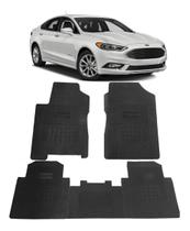 Jogo Tapete Interno Reforçado Ford Fusion 2013 A 2018 Preto