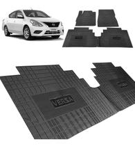 Jogo Tapete Interno Reforçado Nissan Versa 2012 A 2020 Preto Jogo Tapete Interno Reforçado Nissan Versa 2012 A 2020 Preto