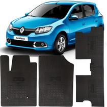 Jogo Tapete Interno Reforçado Renault Sandero 2016 em Diante Jogo Tapete Interno Reforçado Renault Sandero 2016 em Diante