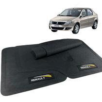 Jogo Tapete Logan 2007 2008 2009 2010 Borracha com Logo