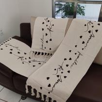 Jogo Tapete Passadeira Para Cozinha 3 Peças Algodão