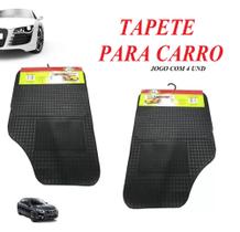 Jogo Tapete Preto Para Carro Antiderrapante 4 Pcs Automóvel Fácil De Limpar