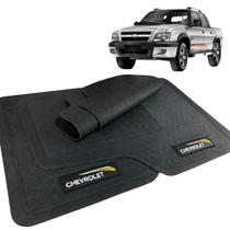 Jogo Tapete S10 2000 2001 2002 2003 Borracha com Logo