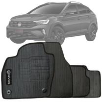 Jogo Tapete Vw Nivus 2020 2021 Borracha Pvc Lavável 4 Peças