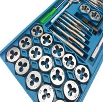 Jogo Tarraxa E Macho Fêmea Pente tarracha Abre Rosca a direita e esquerda Kit 40 - Western