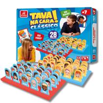 Jogo Tava Na Cara Clássico 28 Personagens Quem é Jogo de Tabuleiro Brincadeira de Criança