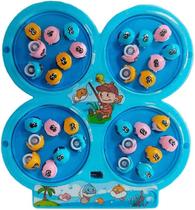 Jogo Temporada de Pesca 32 Peixes Toca Música Pescaria Polibrinq