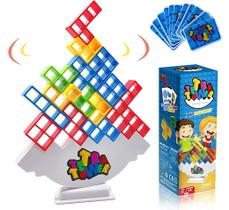 Jogo Tetris Bloco De Encaixe Equilibrio Brinquedo Estratégia