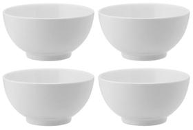 Jogo Tigela Bowl Porcelana Clean 350Ml 4 Unidades - Lyor