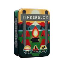 Jogo Tinderblox Alley Cat Games - 20 Troncos + 20 Cubos (Cinza Amarela e Vermelha)