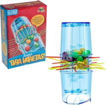 Jogo Tira Varetas Brinquedo Jogo de Mesa Interativo Habilidade Infantil Adulto Colorido