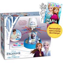 Jogo Tira Varetas Disney Frozen Elka Brinquedos de Menina e Menino com Revista de Colorir Presente Dia das Crianças Jogo Tira Varetas Disney Frozen Elka Brinquedos de Menina e Menino com Revista de Colorir Presente Dia das Crianças