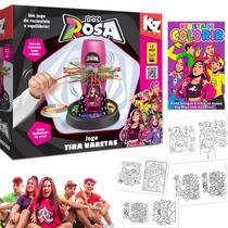Jogo Tira Varetas dos Rosa Emilly Vicky 2 a 4 Jogadores Brinquedo Menina e Menino Elka KZ Play com Revista de Colorir Presente Jogo Tira Varetas dos Rosa Emilly Vicky 2 a 4 Jogadores Brinquedo Menina e Menino Elka KZ Play com Revista de Colorir Presente