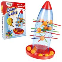 Jogo tira varetas foguete torre bolinha Puxa Palito diversão