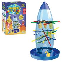 Jogo Tira Varetas no Foguete Astronauta Brinquedo Interativo Divertido