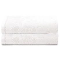 Jogo Toalha Banho Dohler Romance Kit 2 Peças Branca