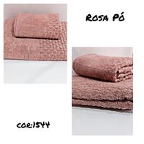 Jogo Toalha Banho e Rosto Soul Rosa Pó 2 Peças Atlantica Jogo Toalha Banho e Rosto Soul Rosa Pó 2 Peças Atlantica