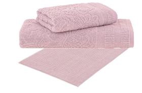 Jogo Toalha Banho Rosto Piso 3 Pçs Botanique Extra Soft Buddemeyer