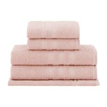 Jogo Toalha Banho Vanilla Extra Soft 5pcs Rosa Velvet 3231 - Buddemeyer Jogo Toalha Banho Vanilla Extra Soft 5pcs Rosa Velvet 3231 - Buddemeyer