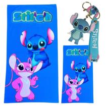 Jogo Toalha Com Chaveiro 3D Stitch Jogo Toalha Com Chaveiro 3D Stitch