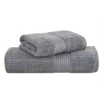 Jogo Toalha de Banhão e Rosto Buddemeyer 2 Peças Luxo Fio Penteado Premium Alta Absorção