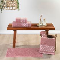 Jogo Toalha De Banho 05 Peças 100% Algodão - 450g/m