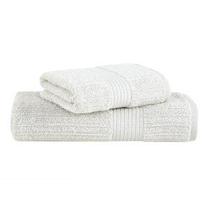 Jogo Toalha de Banho e Rosto Buddemeyer 2 Peças Fio Penteado Premium Alta Absorção Luxo