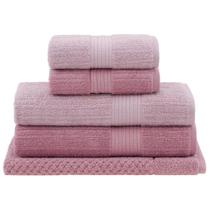 Jogo toalha de banho gigante 5 peças fio penteado - buddemeyer Jogo toalha de banho gigante 5 peças fio penteado - buddemeyer