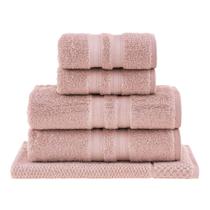 Jogo Toalha Gigante Algodão Egípcio 5 Peças Rosa Buddemeyer Jogo Toalha Gigante Algodão Egípcio 5 Peças Rosa Buddemeyer
