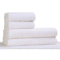 Jogo Toalha Hotel/Pousada/Spa - 2 Banho 2 Rosto e 1 Piso - Profis - Alta Absorção (Branco Off White) Jogo Toalha Hotel/Pousada/Spa - 2 Banho 2 Rosto e 1 Piso - Profis - Alta Absorção (Branco Off White)