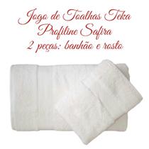 Jogo Toalhas 2 peças Banhão Rosto Teka Profiline Safira 670g