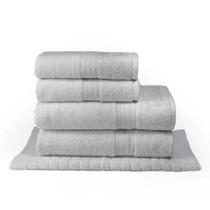 Jogo Toalhas Banhao 5 Peças Buettner Renda Renascença Cinza Jogo Toalhas Banhao 5 Peças Buettner Renda Renascença Cinza