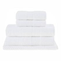 Jogo Toalhas Banhão Gigante Buddemeyer 5 Peças 100% Algodão Fio Penteado Canelado Jogo Toalhas Banhão Gigante Buddemeyer 5 Peças 100% Algodão Fio Penteado Canelado