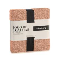 Jogo Toalhas Banho Altenburg 2p Tóquio G2 Marrom Toast