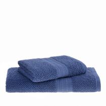 jogo toalhas banho buddemeyer 2p frape azul 1950