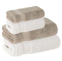 Jogo Toalhas Banho e Rosto 4 Pçs Magna 600g/m Karsten